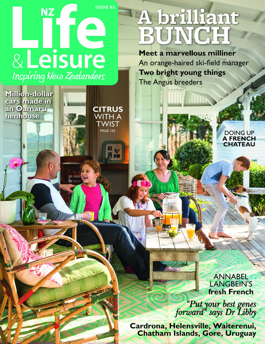 On the cover of life & leisure behind the scences